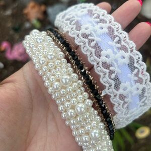 3 piece head band set